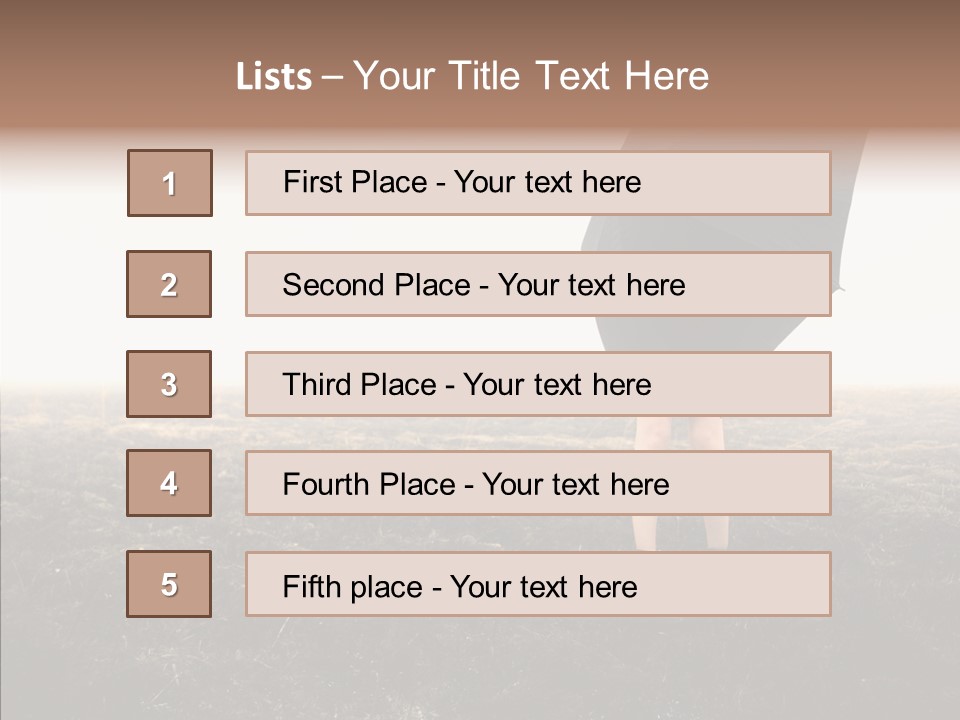 Cataclysms Clothes Tornado PowerPoint Template