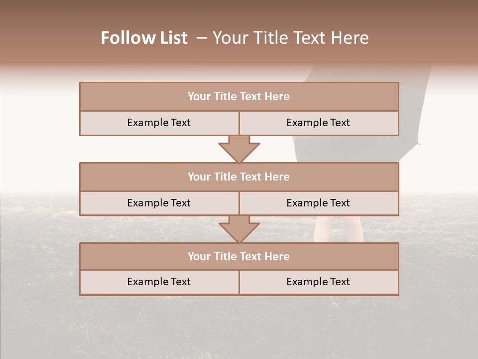 Cataclysms Clothes Tornado PowerPoint Template