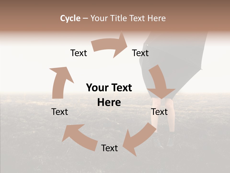 Cataclysms Clothes Tornado PowerPoint Template