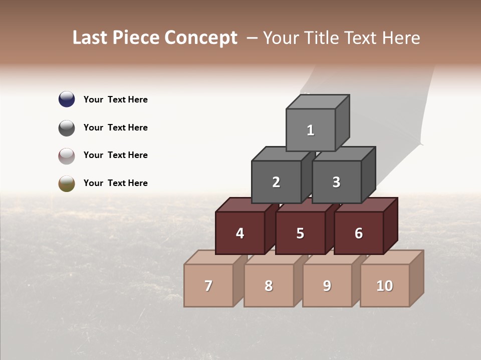Cataclysms Clothes Tornado PowerPoint Template