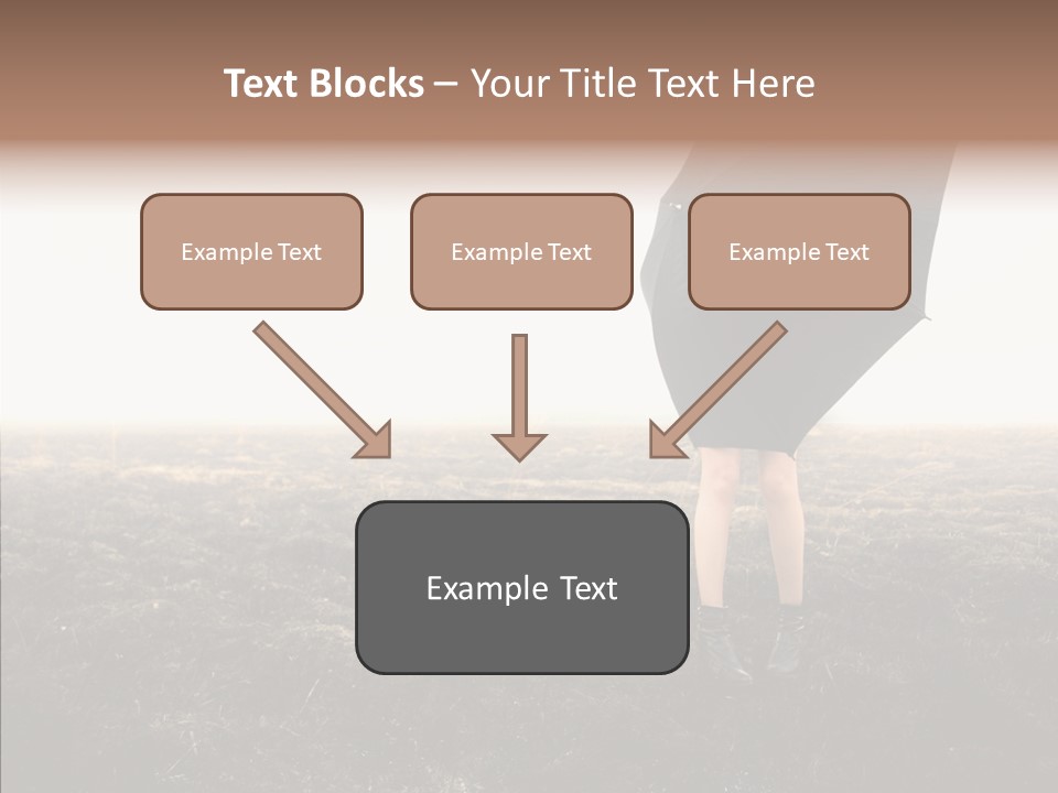 Cataclysms Clothes Tornado PowerPoint Template
