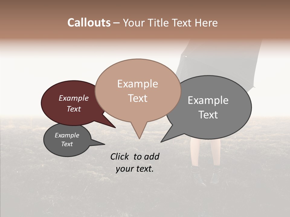 Cataclysms Clothes Tornado PowerPoint Template
