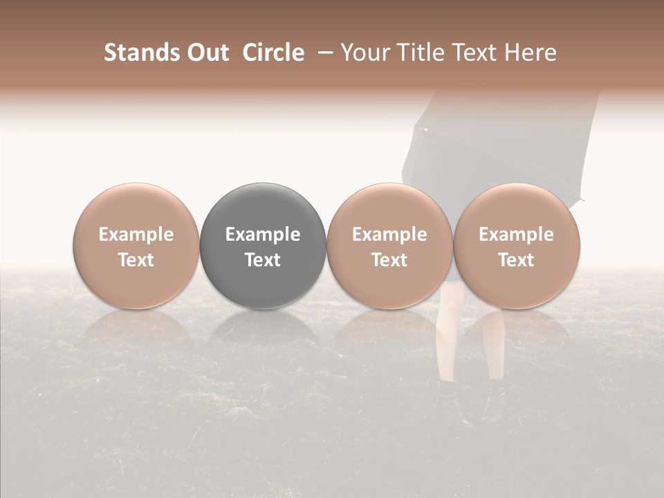 Cataclysms Clothes Tornado PowerPoint Template