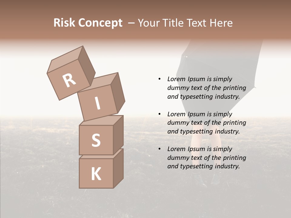 Cataclysms Clothes Tornado PowerPoint Template