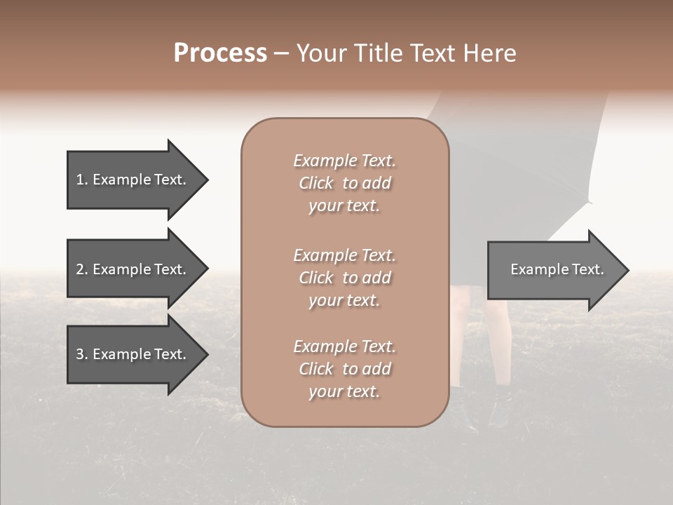 Cataclysms Clothes Tornado PowerPoint Template