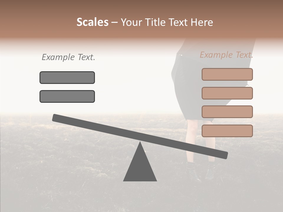 Cataclysms Clothes Tornado PowerPoint Template