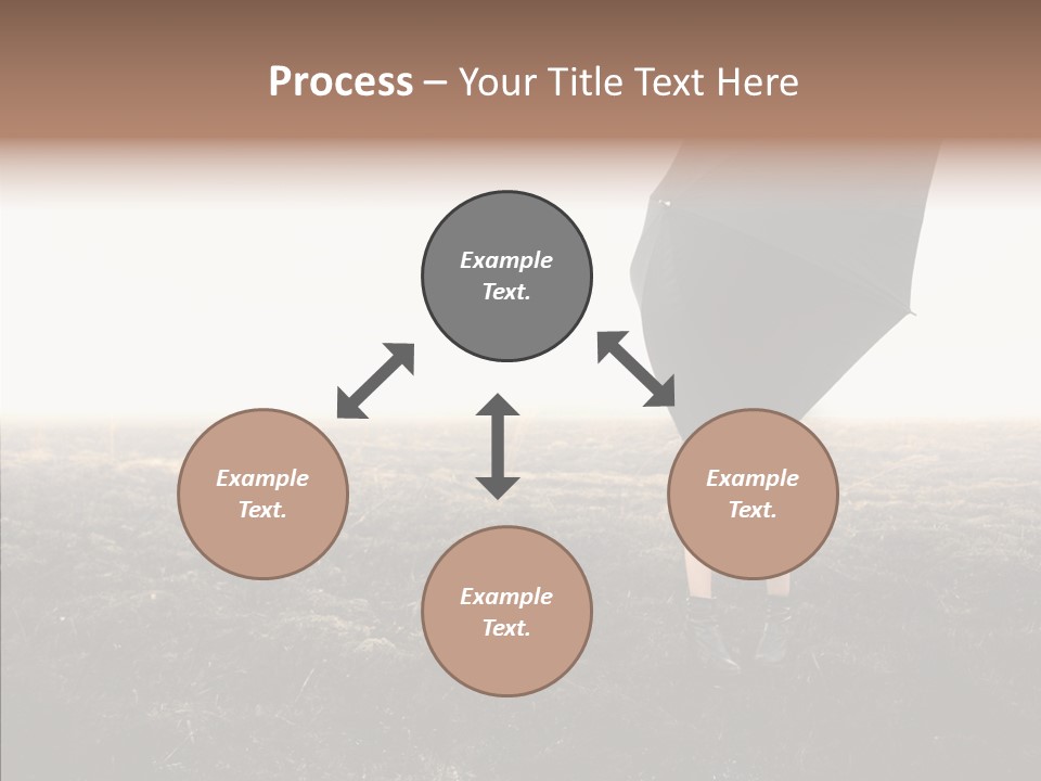 Cataclysms Clothes Tornado PowerPoint Template