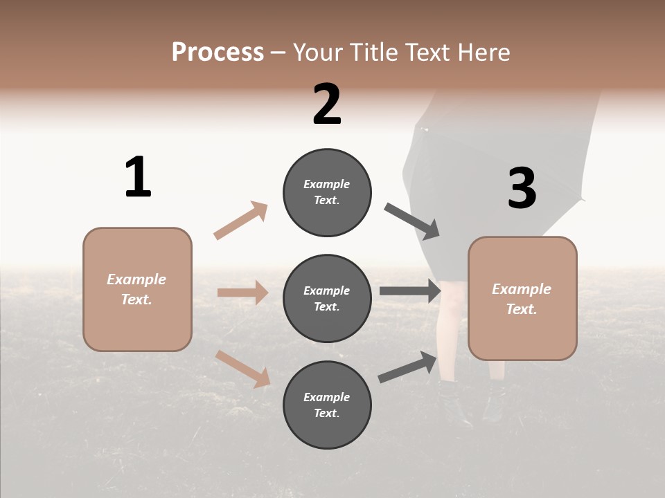 Cataclysms Clothes Tornado PowerPoint Template