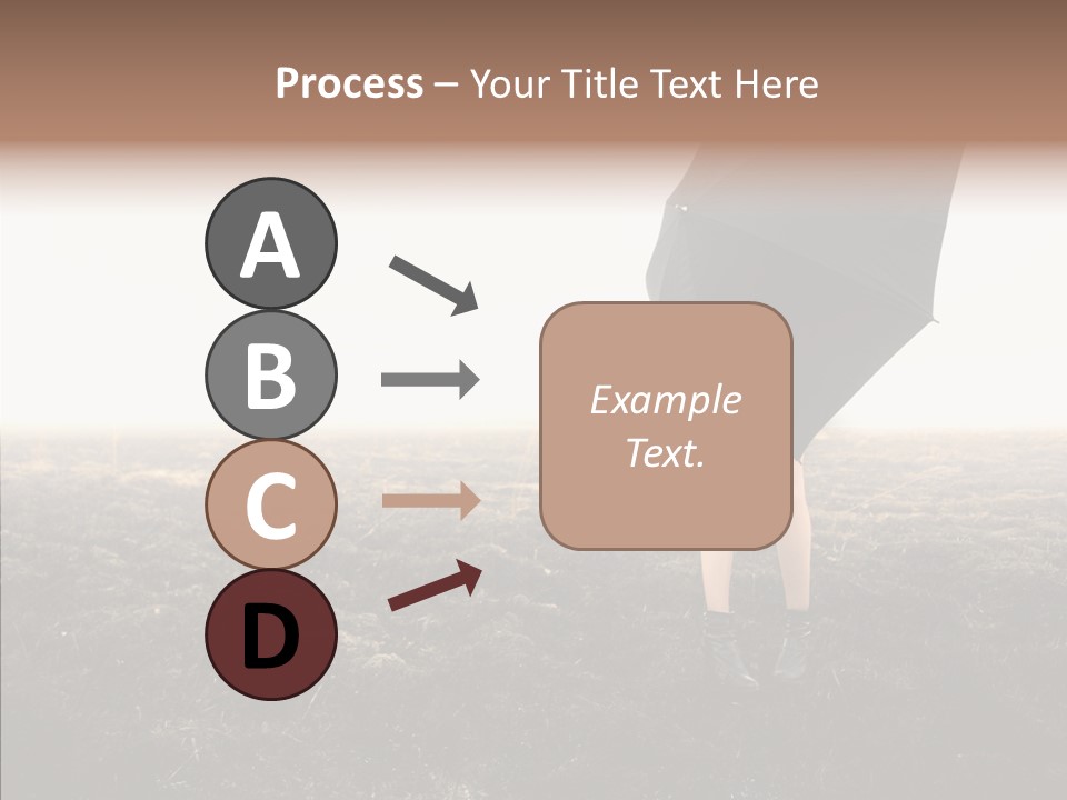 Cataclysms Clothes Tornado PowerPoint Template