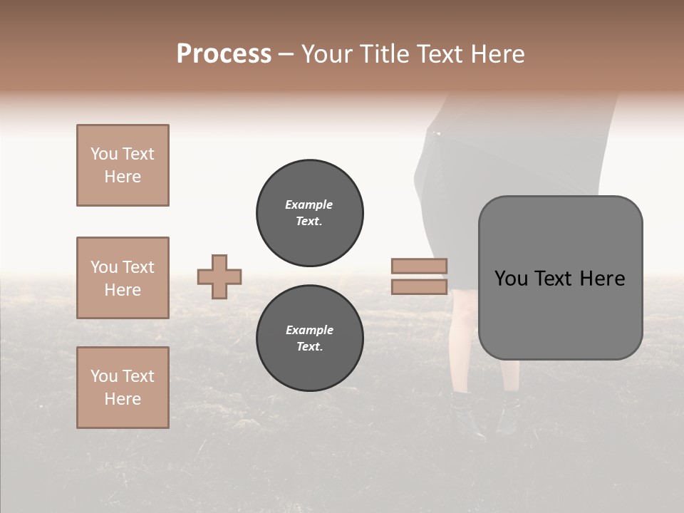 Cataclysms Clothes Tornado PowerPoint Template
