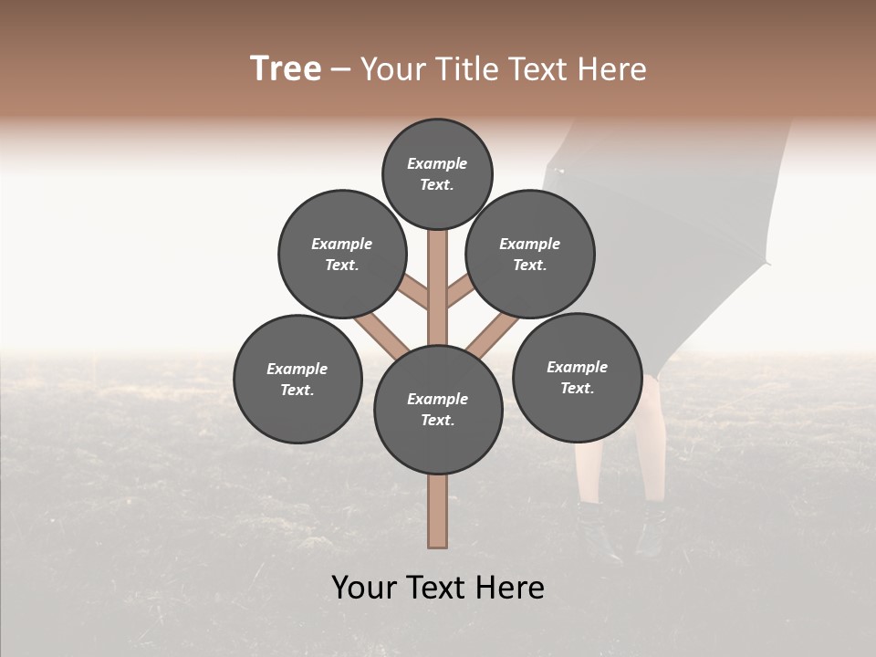 Cataclysms Clothes Tornado PowerPoint Template