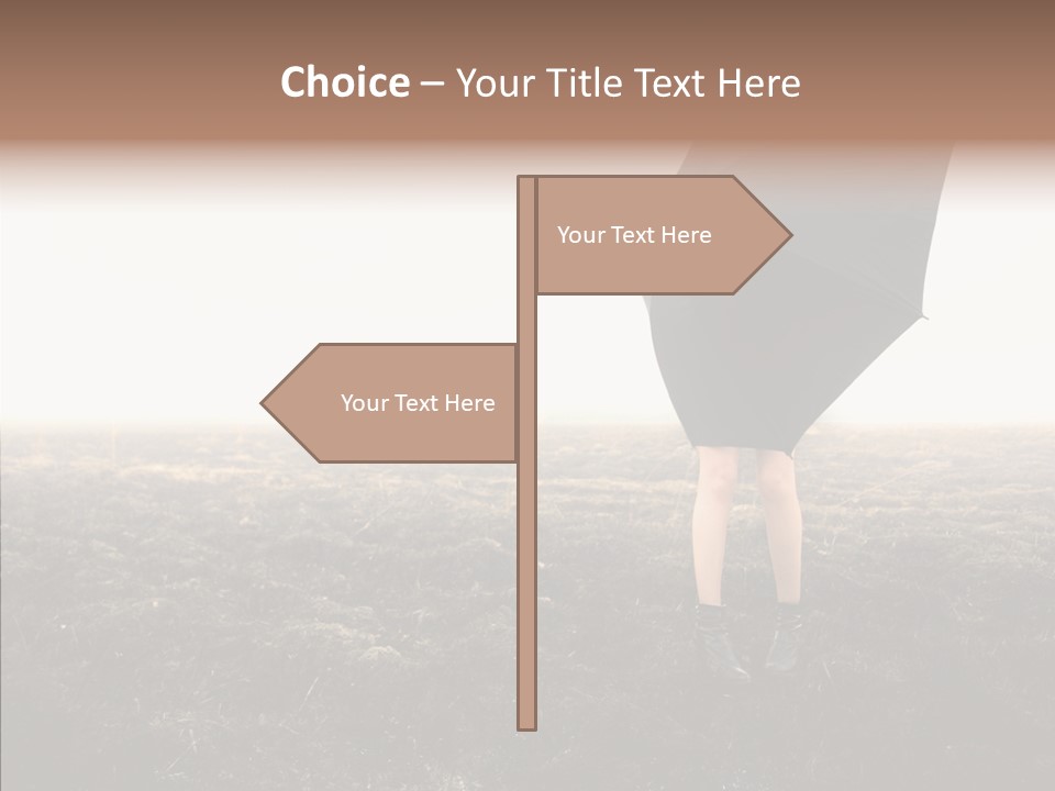 Cataclysms Clothes Tornado PowerPoint Template