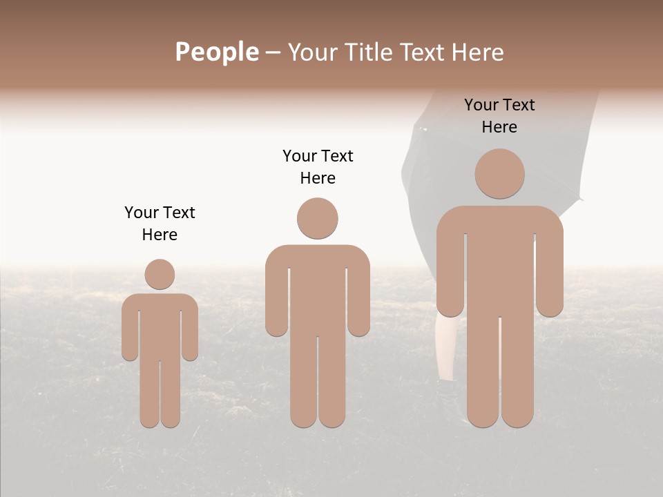 Cataclysms Clothes Tornado PowerPoint Template