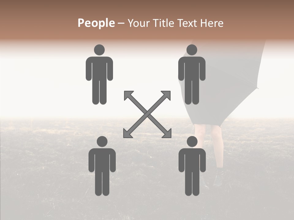 Cataclysms Clothes Tornado PowerPoint Template