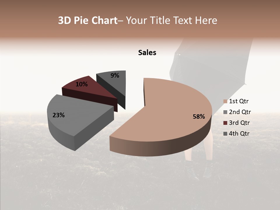 Cataclysms Clothes Tornado PowerPoint Template
