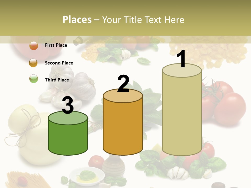 Isolated Bottle Red PowerPoint Template