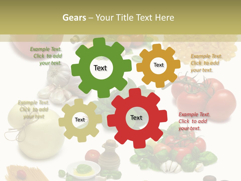 Isolated Bottle Red PowerPoint Template