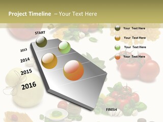 Isolated Bottle Red PowerPoint Template