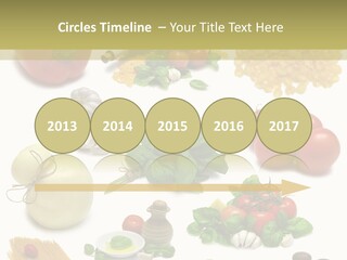 Isolated Bottle Red PowerPoint Template