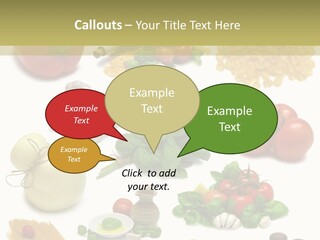 Isolated Bottle Red PowerPoint Template