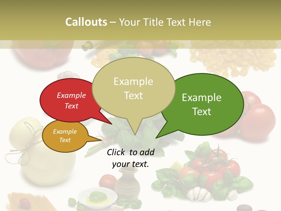 Isolated Bottle Red PowerPoint Template