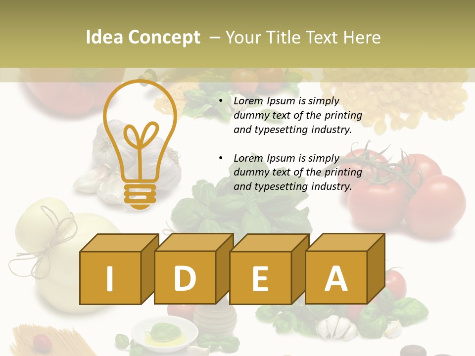 Isolated Bottle Red PowerPoint Template