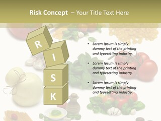 Isolated Bottle Red PowerPoint Template