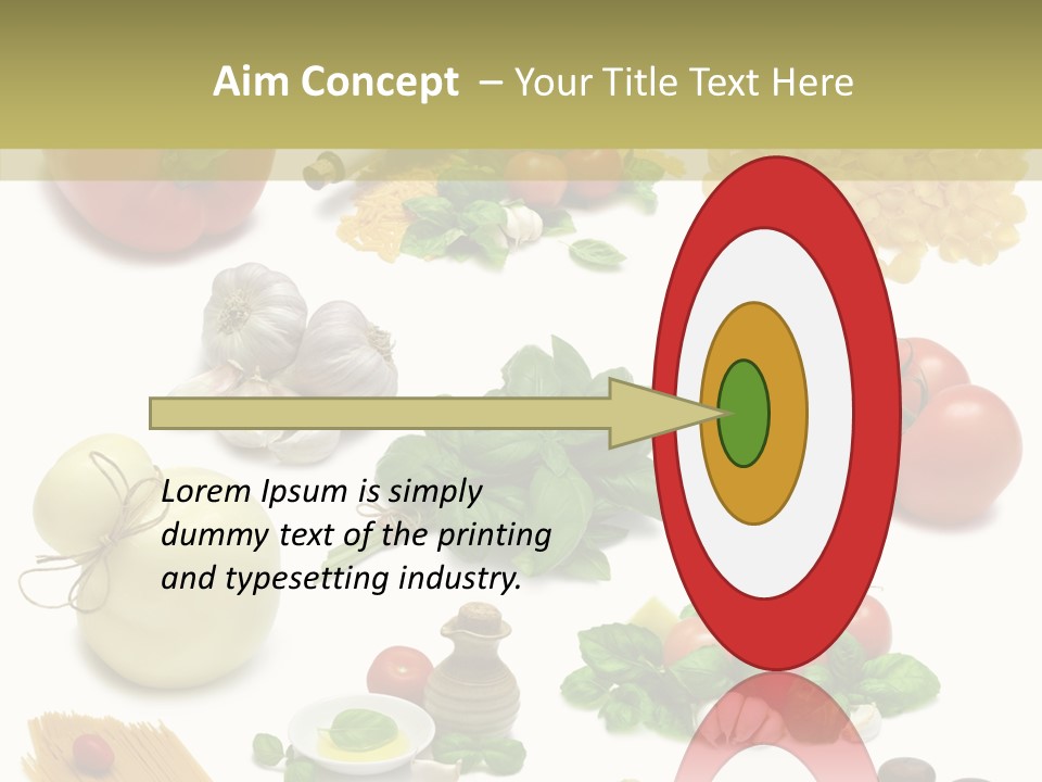 Isolated Bottle Red PowerPoint Template