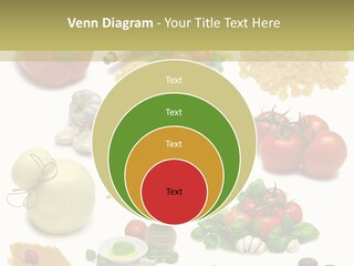 Isolated Bottle Red PowerPoint Template