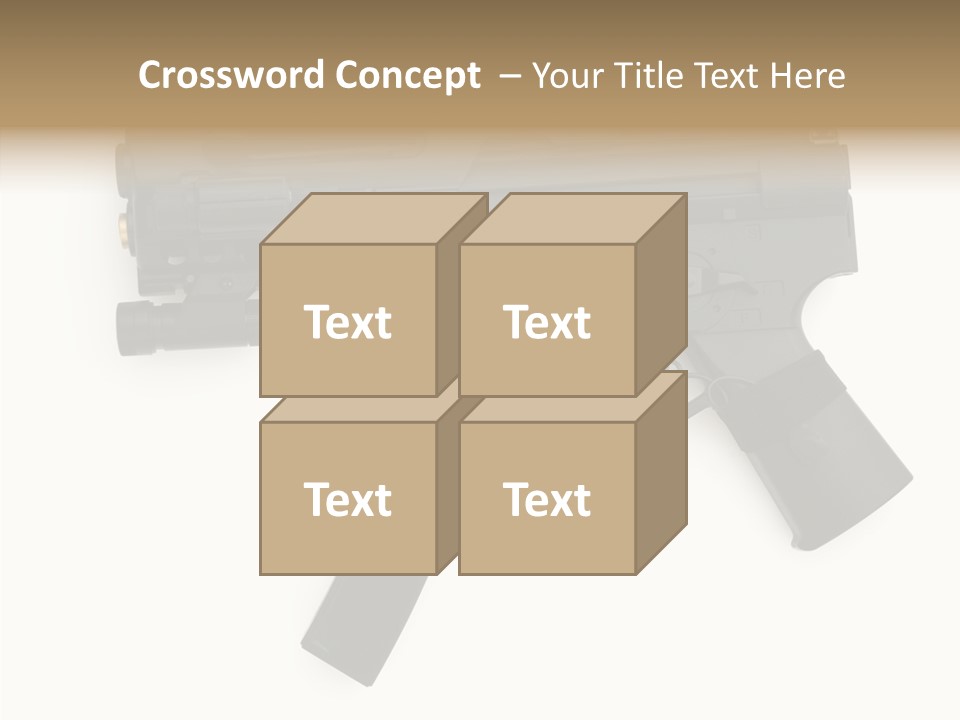War Military Shooting PowerPoint Template