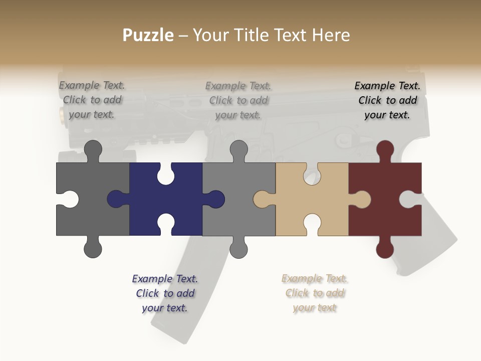 War Military Shooting PowerPoint Template