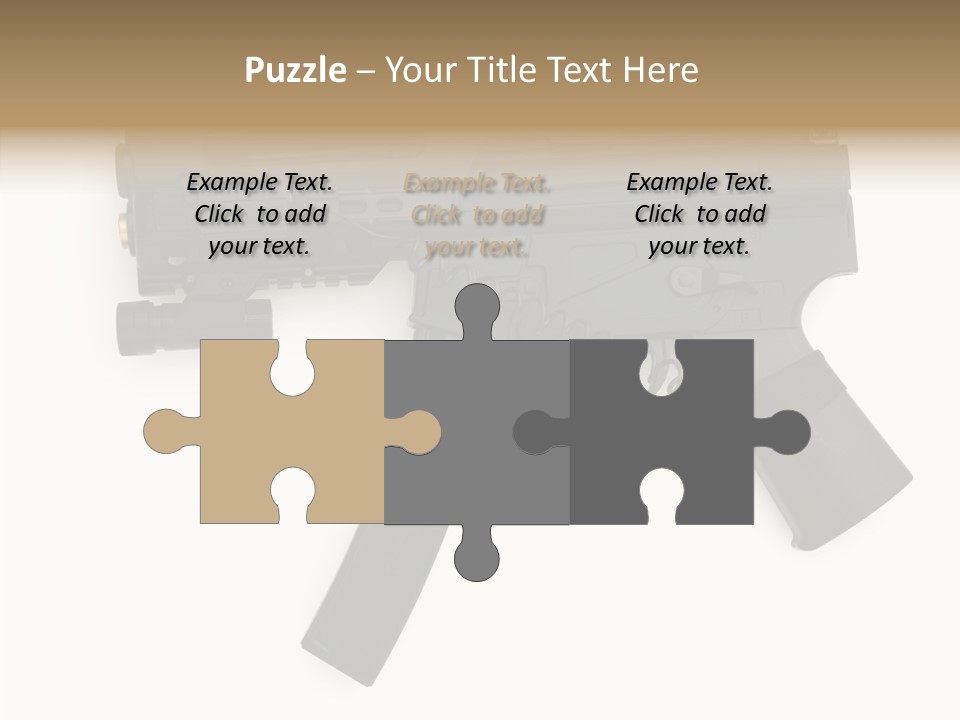 War Military Shooting PowerPoint Template