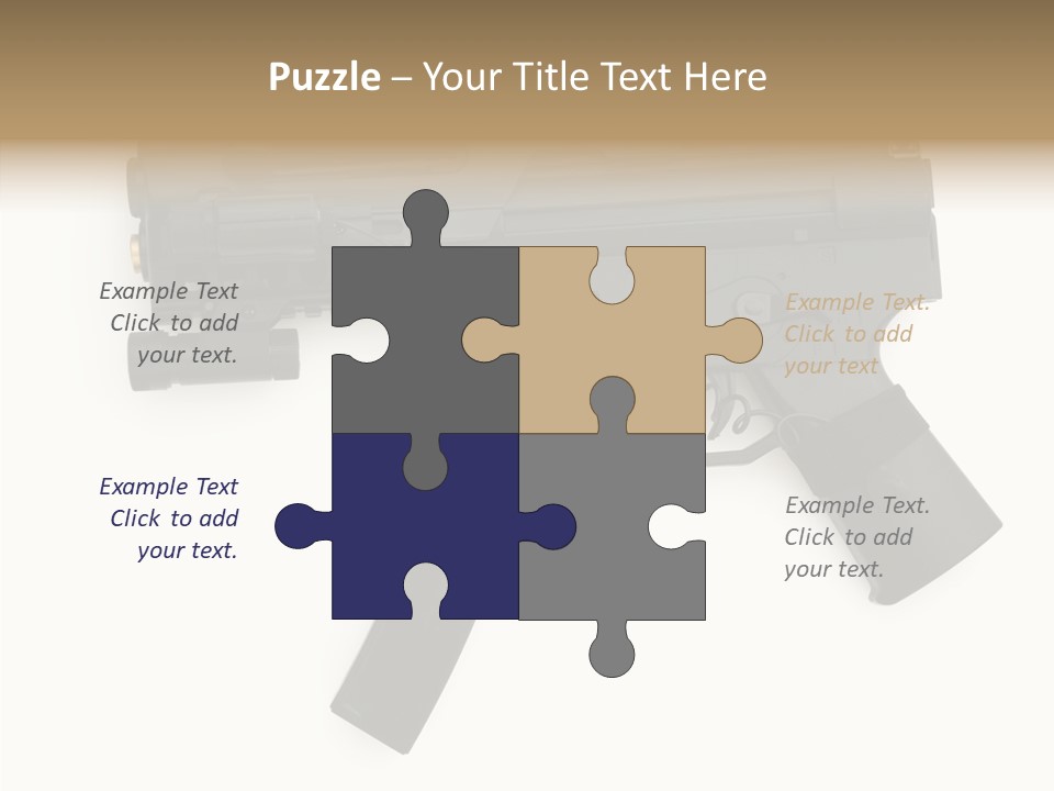 War Military Shooting PowerPoint Template