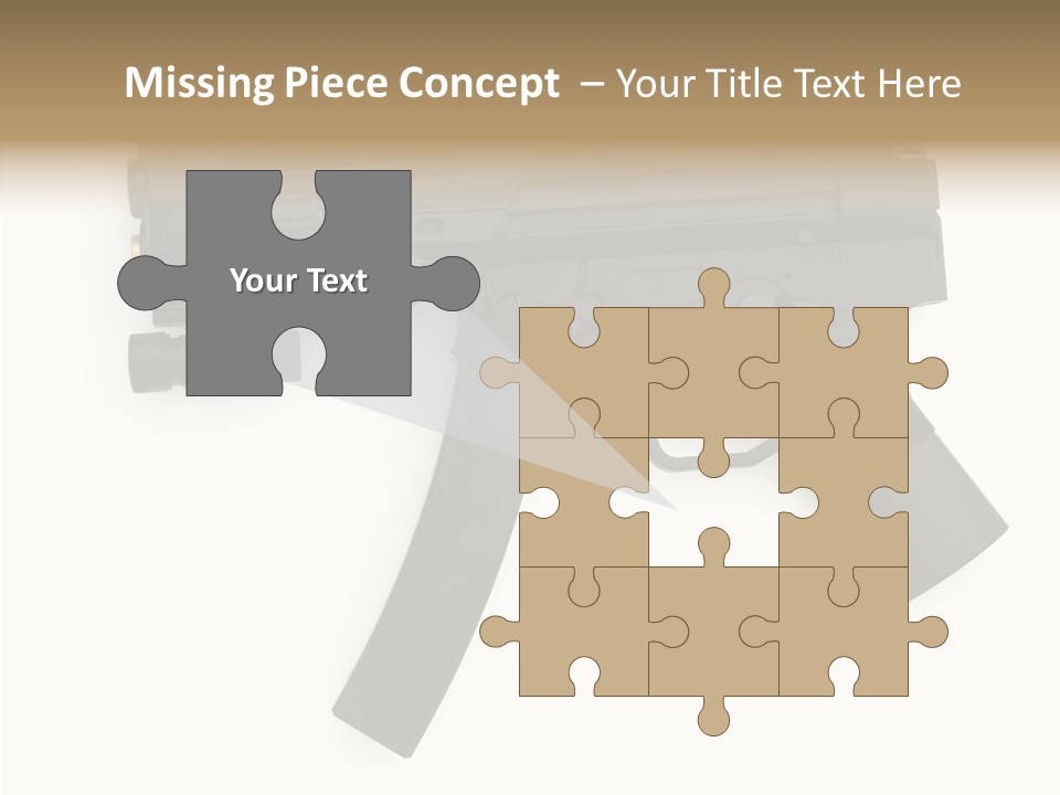 War Military Shooting PowerPoint Template