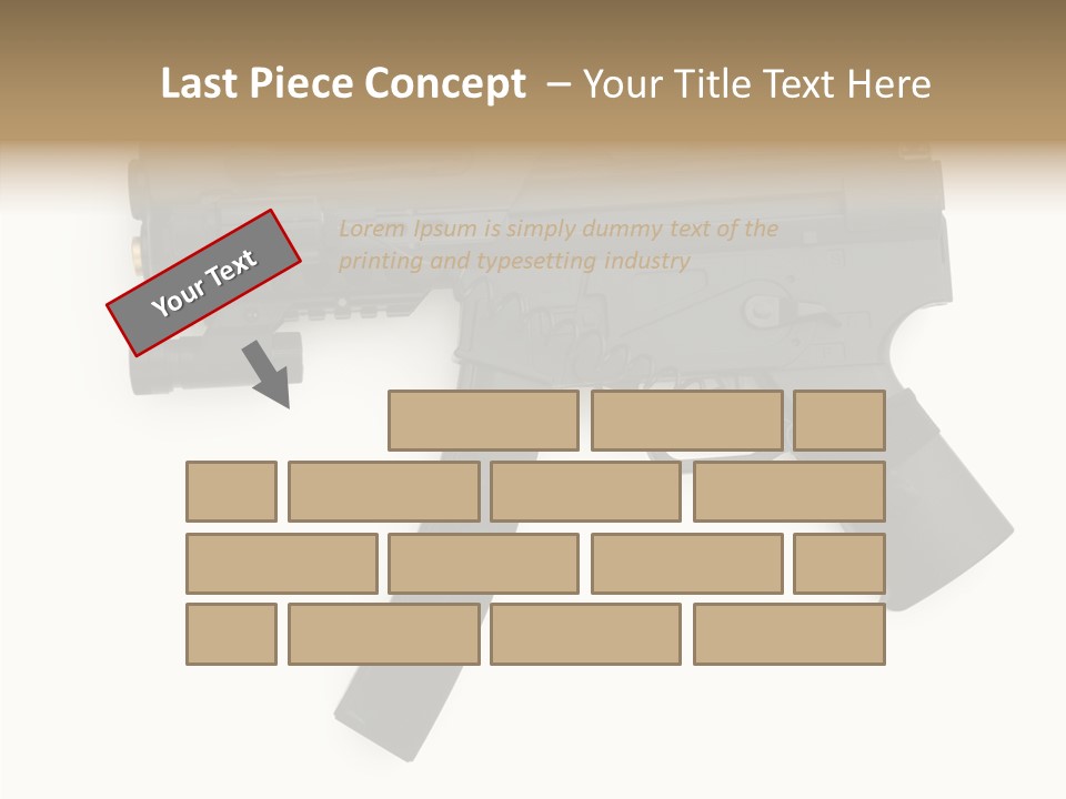 War Military Shooting PowerPoint Template