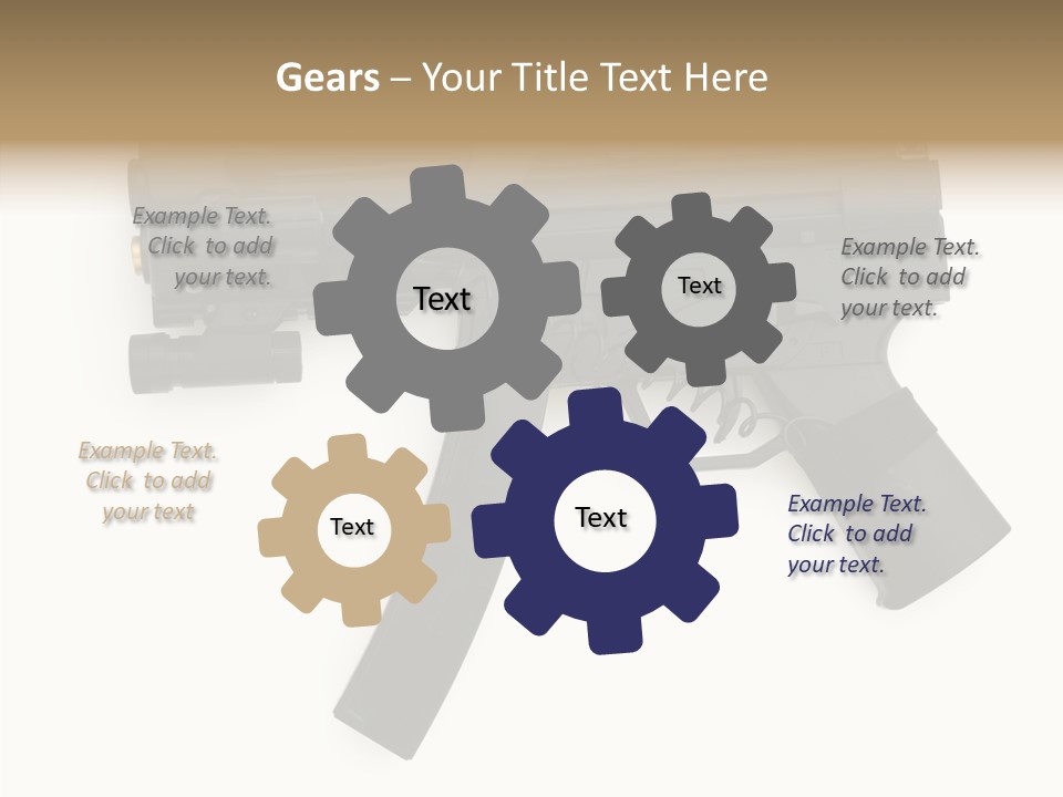 War Military Shooting PowerPoint Template