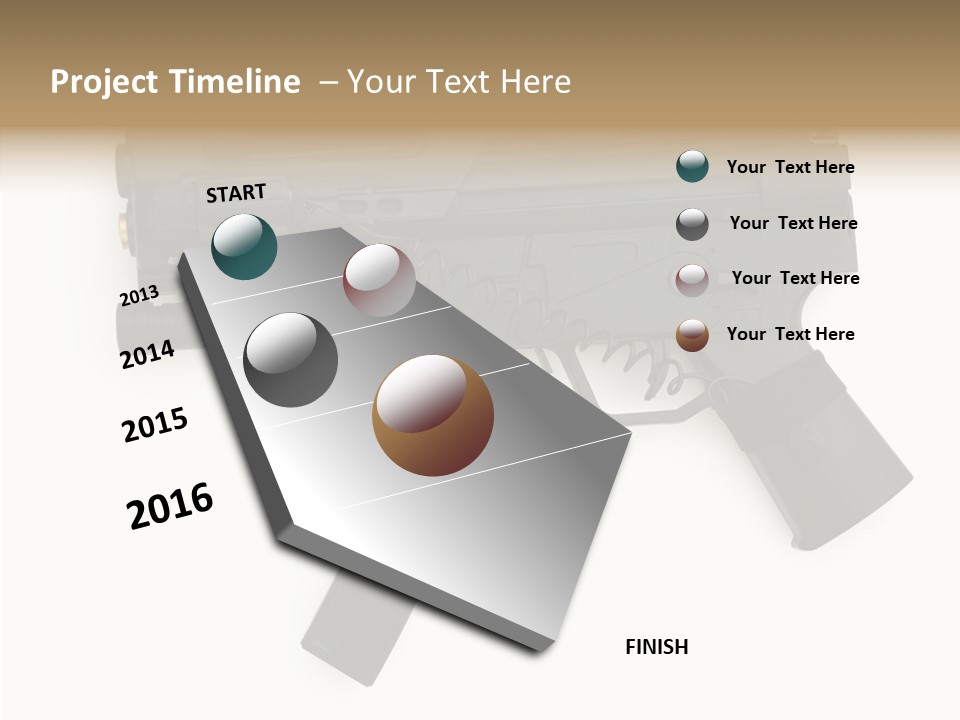 War Military Shooting PowerPoint Template