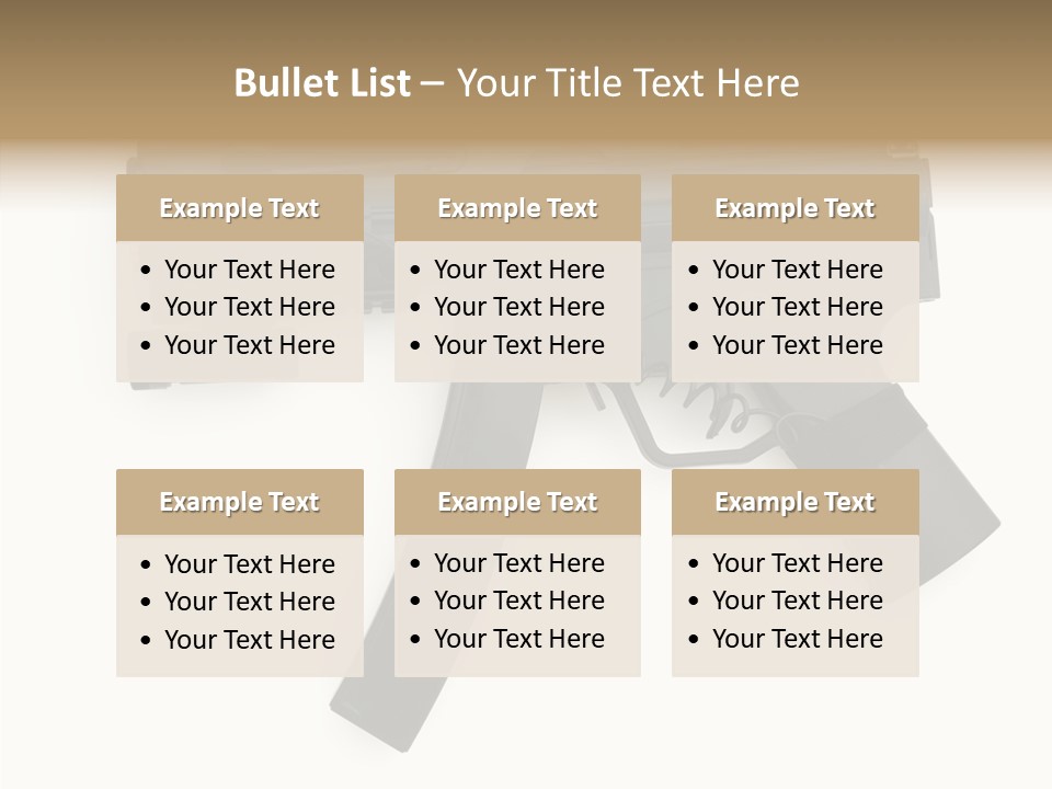 War Military Shooting PowerPoint Template