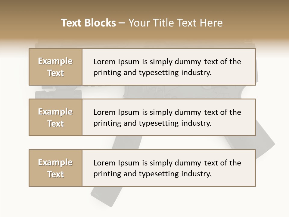 War Military Shooting PowerPoint Template