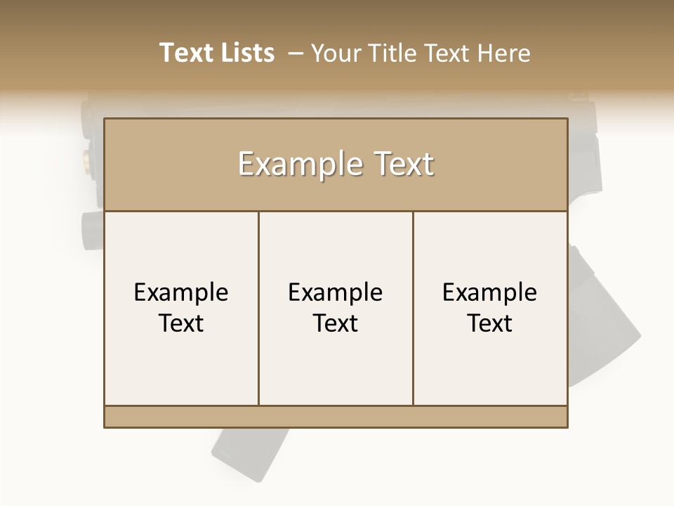 War Military Shooting PowerPoint Template