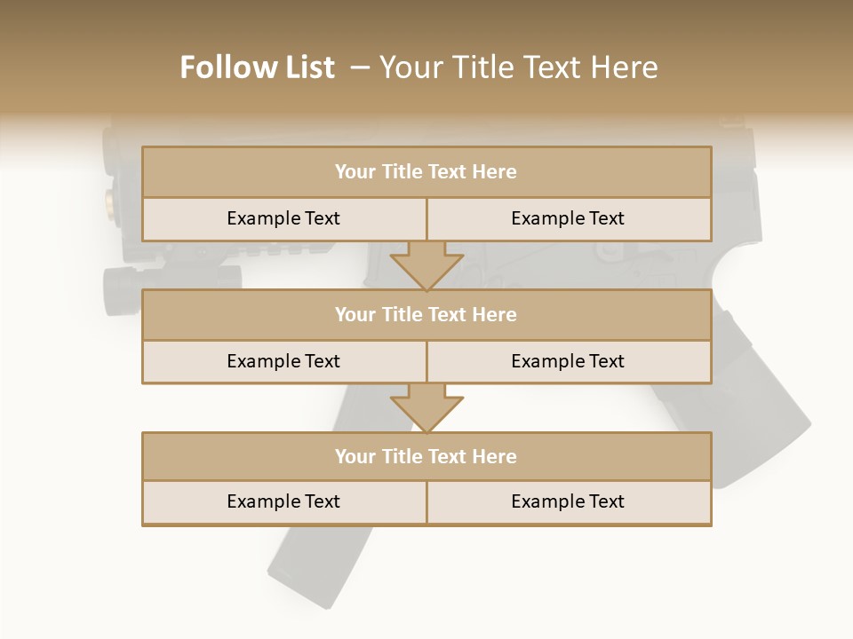 War Military Shooting PowerPoint Template