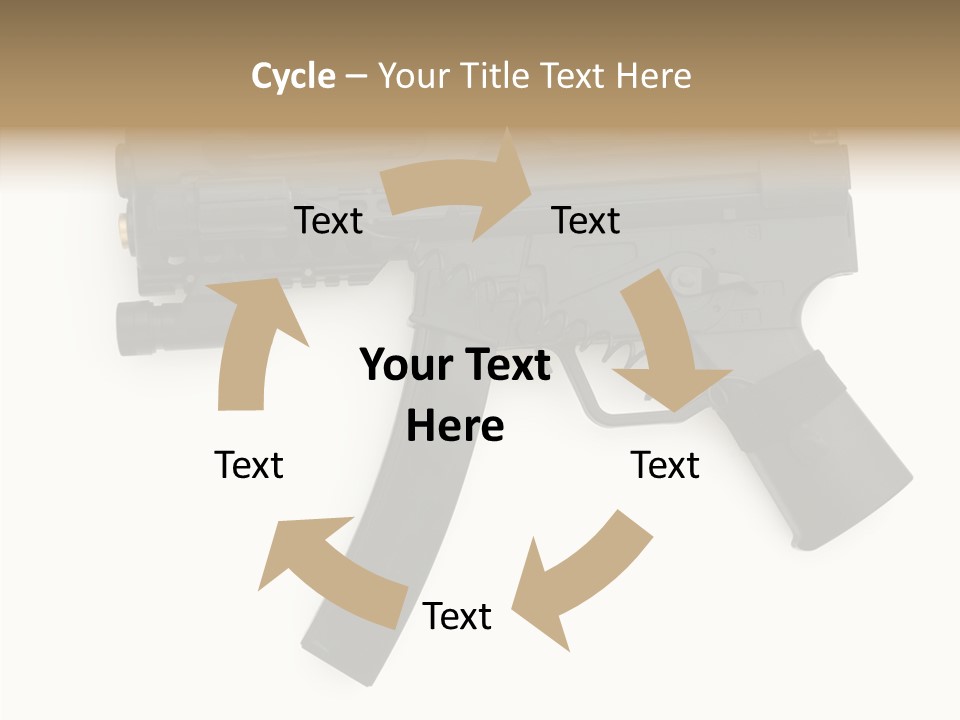 War Military Shooting PowerPoint Template