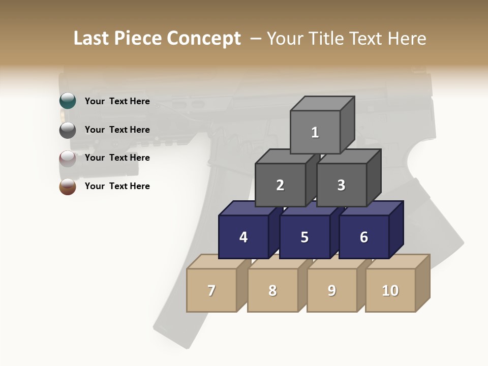 War Military Shooting PowerPoint Template