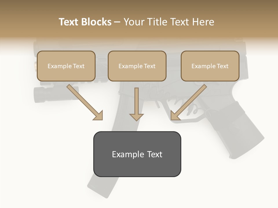 War Military Shooting PowerPoint Template