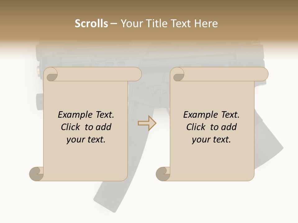 War Military Shooting PowerPoint Template