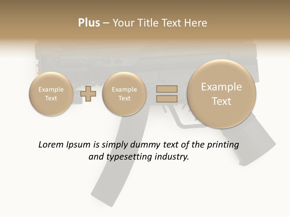 War Military Shooting PowerPoint Template