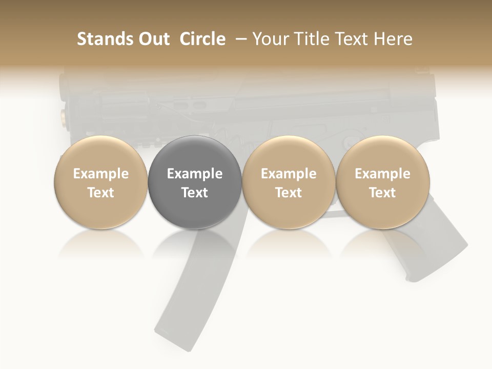 War Military Shooting PowerPoint Template