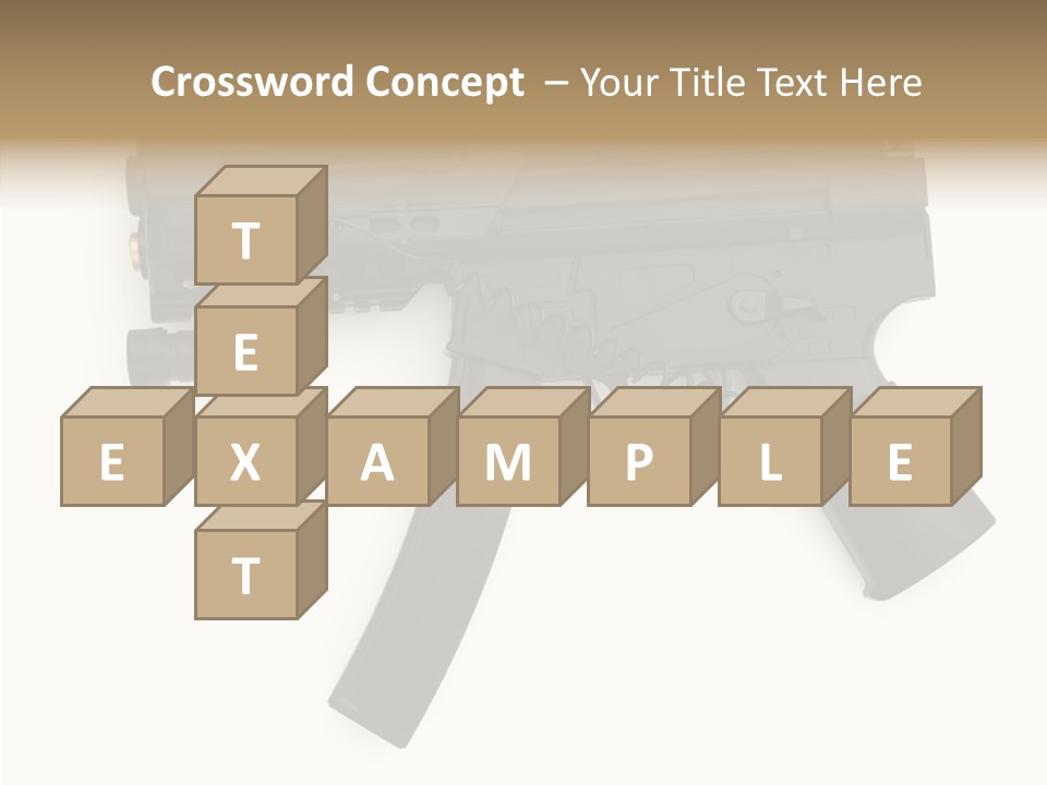 War Military Shooting PowerPoint Template