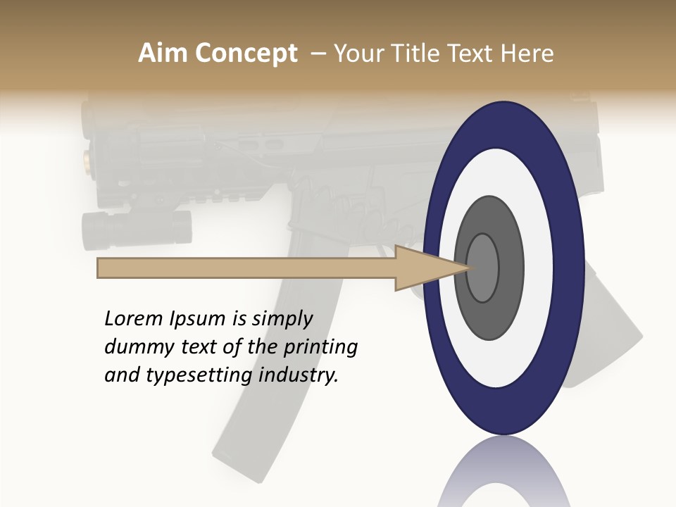War Military Shooting PowerPoint Template