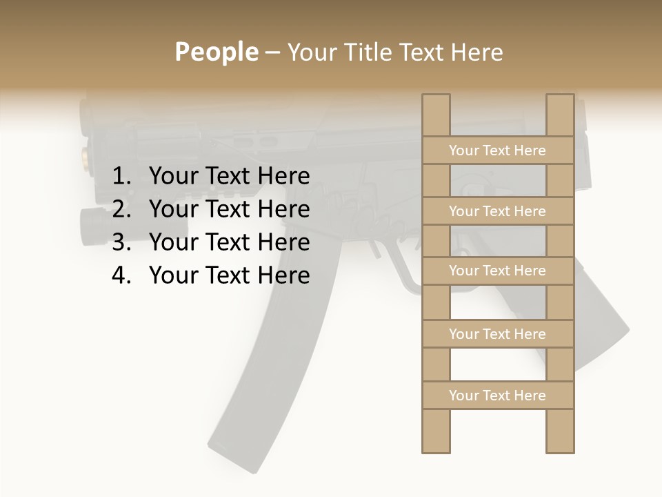 War Military Shooting PowerPoint Template